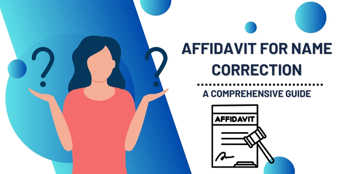 Affidavit for Name Correction